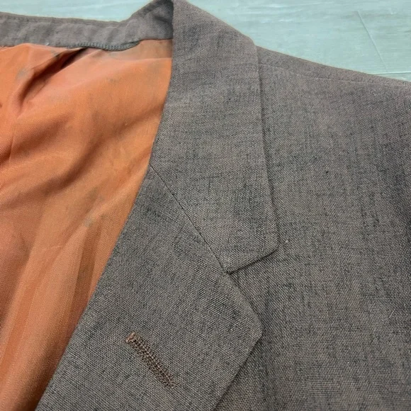 Vintage 1950’s Brown Atomic Fleck Sport Coat 40R